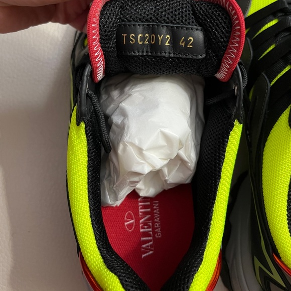 NWB - Valentino Garavani Climber Mesh Men’s Sneaker- Made in Italy - EU 42/US 9 - Picture 10 of 13